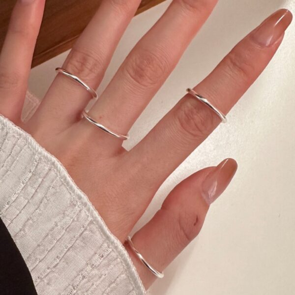 Trendy Unique Design Ring for Women Minimalist Adjustable Statement Fashion Jewelry