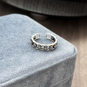 Punk Style Minimalist Open Ring for Women Guitar Ball Design Trendy INS Finger Ring Fashion Jewelry