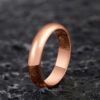 sku-玫瑰金-3 4mm Cheap Jewelry Gold Silver Color Men Finger Rings Minimalist Copper Alloy Rings Women Wedding Rings for Couples