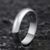 sku-白金色-2 4mm Cheap Jewelry Gold Silver Color Men Finger Rings Minimalist Copper Alloy Rings Women Wedding Rings for Couples
