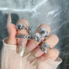 Punk Style Minimalist Open Ring for Women Guitar Ball Design Trendy INS Finger Ring Fashion Jewelry