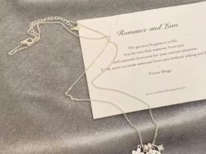 主图-2 High End Flower Compass Collarbone Necklace Women Luxurious Unique Simple Exquisite Accessories Wholesale Copper Fashion Jewelry