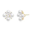 French Style Vintage Light Luxury Elegant Golden Butterfly Fashion Copper Stud Earrings Sparkling Diamonds Versatile for Women